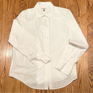 Banana Republic White Button Down Shirt